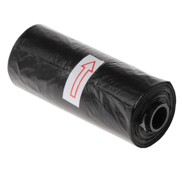 10 Roll/Set Garbage Bag Degradable Pet Poop Shit Trash Home Kitchen Universal Waste Black - Image 5