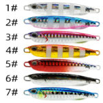 2021 Japen Metal Cast Jig Spoon 10/15/20/30/40/50g Shore Casting Jigging Fish Sea Bass Fishing Lure Artificial Bait Tackle - Image 3