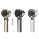 Portable Hand Fan 120 Wind Speeds Mini Bladeless Handheld Fan USB Rechargeable Personal Highspeed Fans Electric Eyelash Fan - Image 8