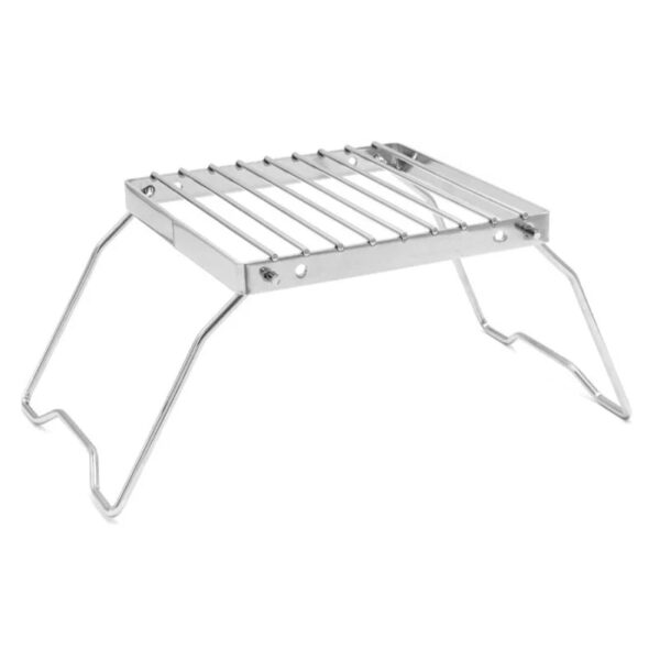 Portable Foldable Stainless Steel Camping Grill - Image 1