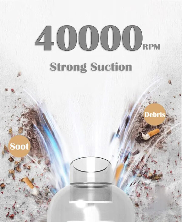 9000Pa Wireless Car Vacuum Cleaner USB Charging 1200mAh Portable Cleaning Appliance Mini Wet and Dry Vacuum Cleaner Household - Image 10