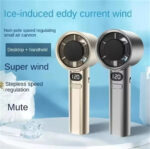 Portable Hand Fan 120 Wind Speeds Mini Bladeless Handheld Fan USB Rechargeable Personal Highspeed Fans Electric Eyelash Fan - Image 3