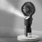 1pc Portable Handheld Spray Fan Water Spray Mist Fan Student Dormitory Mini Fan Summer Supplies Cooling Tools Outdoor Small Fan - Image 15