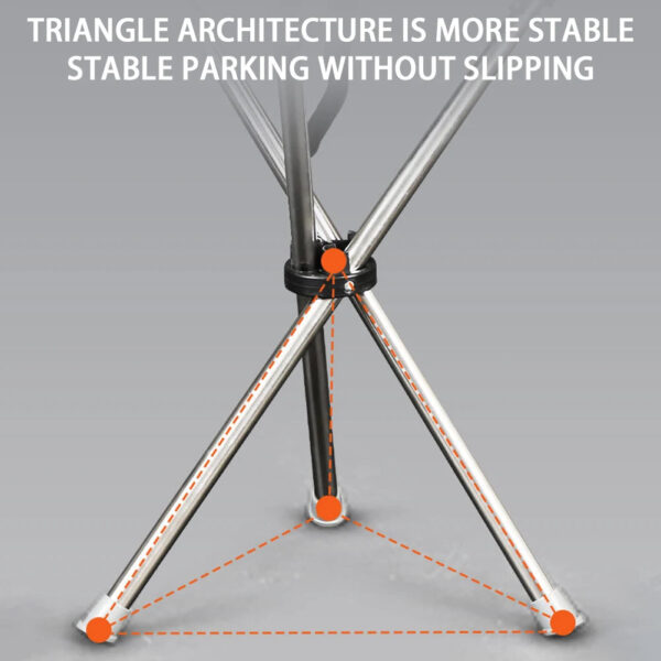 Lightweight Cane With Seats Height Adjustables 3 Legged Lightweight Folding Cane Versatile Stable Walking Stick For Elderly - Image 7