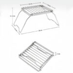 Portable Foldable Stainless Steel Camping Grill - Image 7