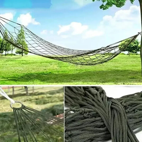 Portable Thickened Nylon Rope Hammock - Image 1