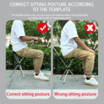 Lightweight Cane With Seats Height Adjustables 3 Legged Lightweight Folding Cane Versatile Stable Walking Stick For Elderly - Image 10