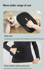 Pet Hair Removal Tool Reusable Static Removal Gloves, Double-Sided Grooming Gloves for Pets, Removes Pet Fur Hair for Carpets - Image 11