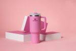 STANLEY Quencher H2.0 Tumbler with Handle and Straw 40 oz | Flowstate 3-Position Lid | Cup Holder Compatible for Travel | Insulated Stainless Steel Cup | BPA-Free | Cornflower Gloss - Image 458