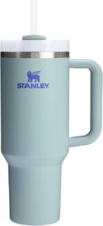 STANLEY Quencher H2.0 Tumbler with Handle and Straw 40 oz | Flowstate 3-Position Lid | Cup Holder Compatible for Travel | Insulated Stainless Steel Cup | BPA-Free | Cornflower Gloss - Image 99