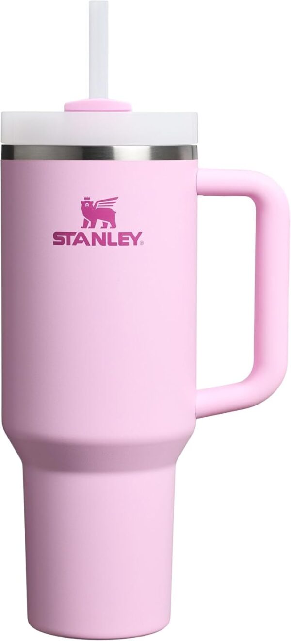 STANLEY Quencher H2.0 Tumbler with Handle and Straw 40 oz | Flowstate 3-Position Lid | Cup Holder Compatible for Travel | Insulated Stainless Steel Cup | BPA-Free | Cornflower Gloss - Image 378