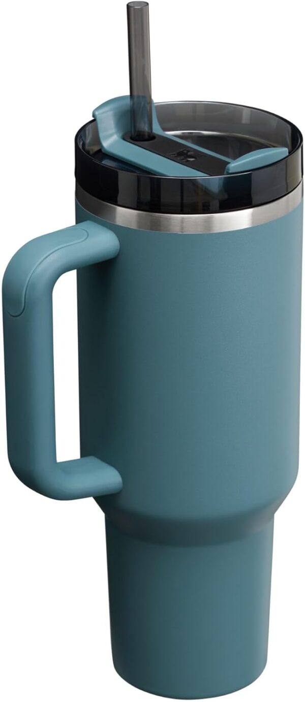 STANLEY Quencher H2.0 Tumbler with Handle and Straw 40 oz | Flowstate 3-Position Lid | Cup Holder Compatible for Travel | Insulated Stainless Steel Cup | BPA-Free | Cornflower Gloss - Image 383