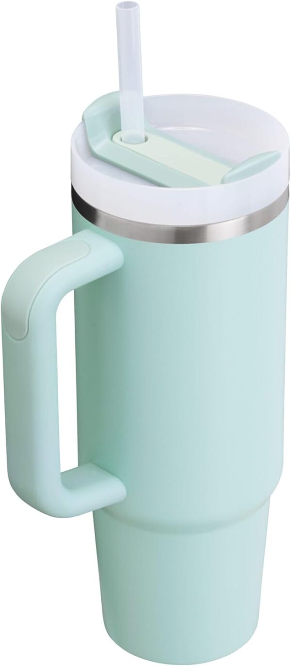 STANLEY Quencher H2.0 Tumbler with Handle and Straw 40 oz | Flowstate 3-Position Lid | Cup Holder Compatible for Travel | Insulated Stainless Steel Cup | BPA-Free | Cornflower Gloss - Image 296