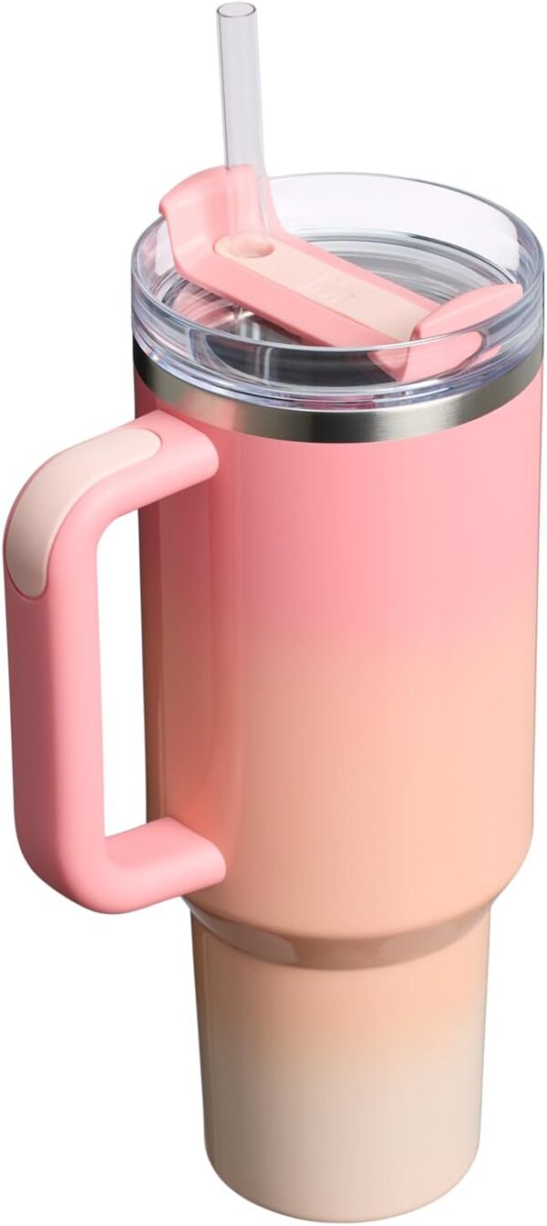 STANLEY Quencher H2.0 Tumbler with Handle and Straw 40 oz | Flowstate 3-Position Lid | Cup Holder Compatible for Travel | Insulated Stainless Steel Cup | BPA-Free | Cornflower Gloss - Image 65
