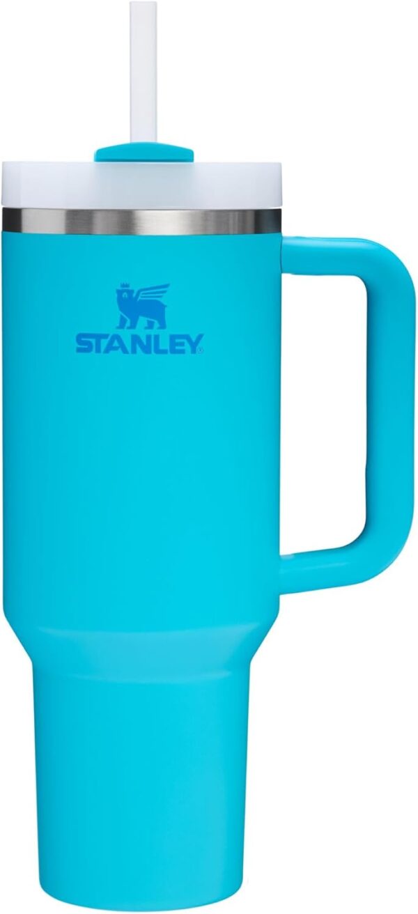 STANLEY Quencher H2.0 Tumbler with Handle and Straw 40 oz | Flowstate 3-Position Lid | Cup Holder Compatible for Travel | Insulated Stainless Steel Cup | BPA-Free | Cornflower Gloss - Image 38