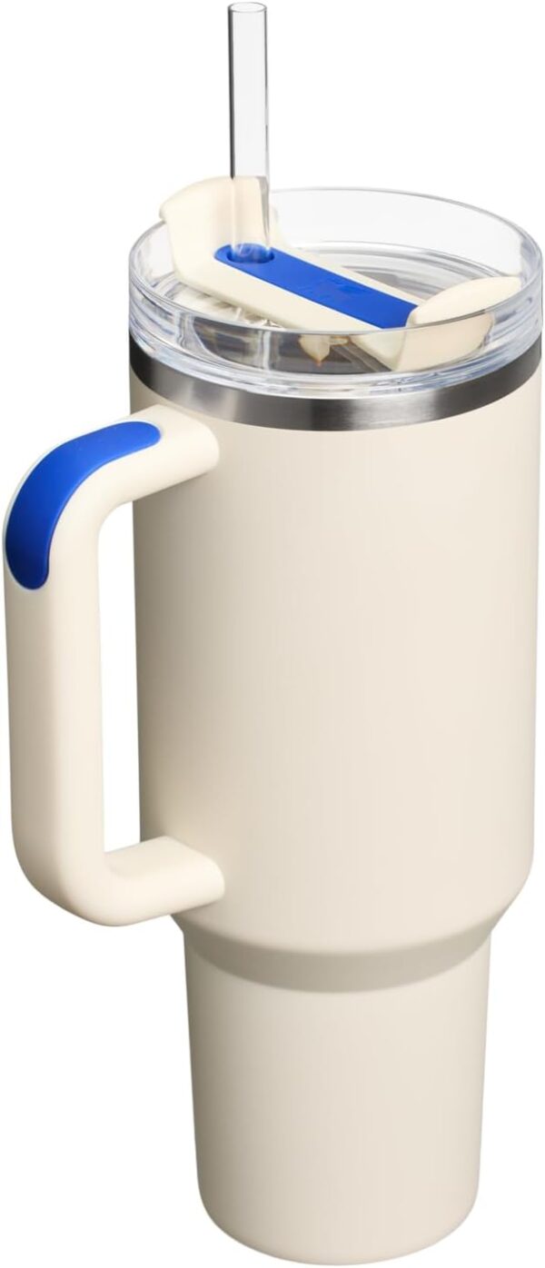 STANLEY Quencher H2.0 Tumbler with Handle and Straw 40 oz | Flowstate 3-Position Lid | Cup Holder Compatible for Travel | Insulated Stainless Steel Cup | BPA-Free | Cornflower Gloss - Image 293