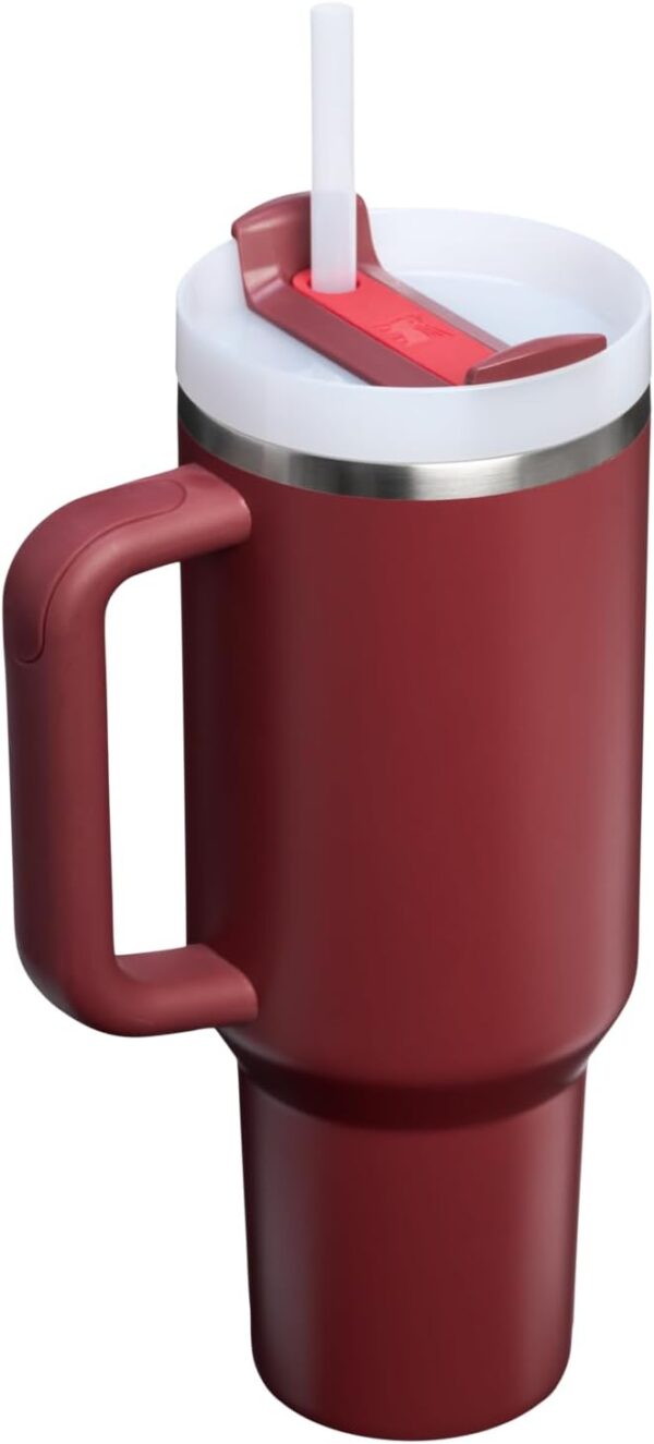 STANLEY Quencher H2.0 Tumbler with Handle and Straw 40 oz | Flowstate 3-Position Lid | Cup Holder Compatible for Travel | Insulated Stainless Steel Cup | BPA-Free | Cornflower Gloss - Image 348