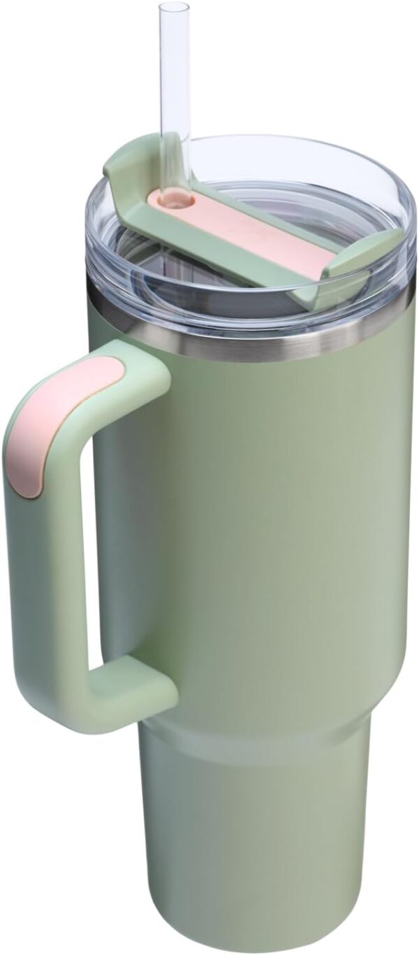 STANLEY Quencher H2.0 Tumbler with Handle and Straw 40 oz | Flowstate 3-Position Lid | Cup Holder Compatible for Travel | Insulated Stainless Steel Cup | BPA-Free | Cornflower Gloss - Image 281