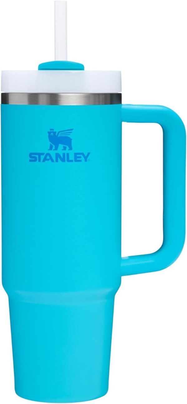 STANLEY Quencher H2.0 Tumbler with Handle and Straw 40 oz | Flowstate 3-Position Lid | Cup Holder Compatible for Travel | Insulated Stainless Steel Cup | BPA-Free | Cornflower Gloss - Image 516