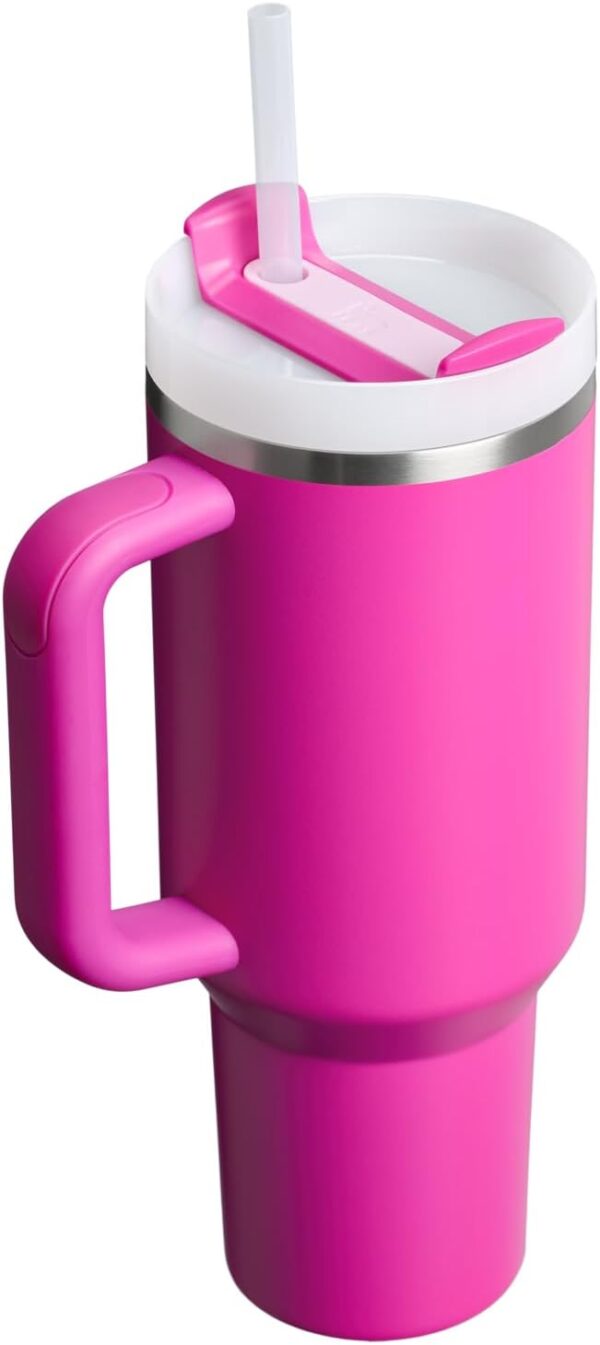 STANLEY Quencher H2.0 Tumbler with Handle and Straw 40 oz | Flowstate 3-Position Lid | Cup Holder Compatible for Travel | Insulated Stainless Steel Cup | BPA-Free | Cornflower Gloss - Image 150