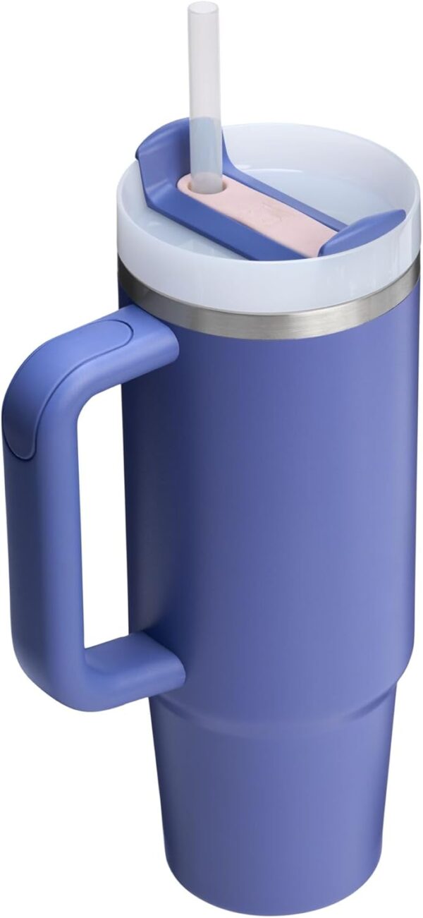 STANLEY Quencher H2.0 Tumbler with Handle and Straw 40 oz | Flowstate 3-Position Lid | Cup Holder Compatible for Travel | Insulated Stainless Steel Cup | BPA-Free | Cornflower Gloss - Image 408