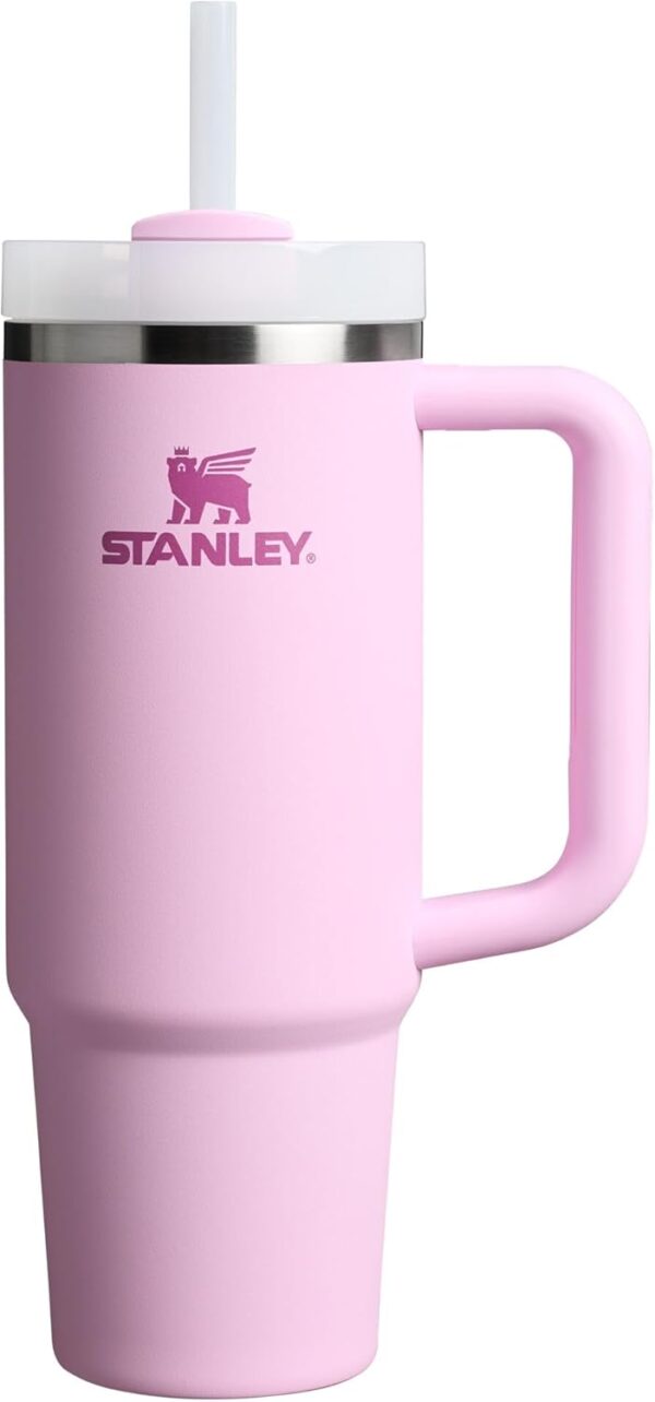 STANLEY Quencher H2.0 Tumbler with Handle and Straw 40 oz | Flowstate 3-Position Lid | Cup Holder Compatible for Travel | Insulated Stainless Steel Cup | BPA-Free | Cornflower Gloss - Image 275