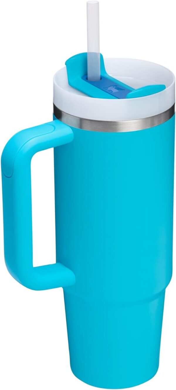 STANLEY Quencher H2.0 Tumbler with Handle and Straw 40 oz | Flowstate 3-Position Lid | Cup Holder Compatible for Travel | Insulated Stainless Steel Cup | BPA-Free | Cornflower Gloss - Image 518