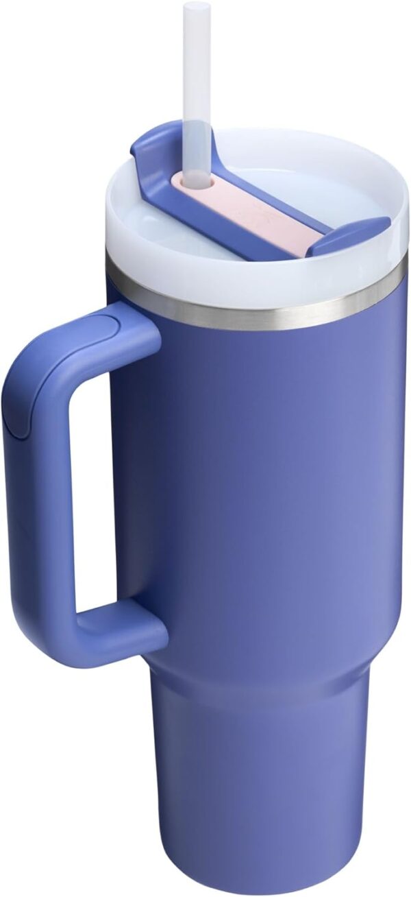 STANLEY Quencher H2.0 Tumbler with Handle and Straw 40 oz | Flowstate 3-Position Lid | Cup Holder Compatible for Travel | Insulated Stainless Steel Cup | BPA-Free | Cornflower Gloss - Image 129