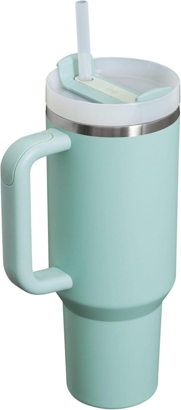 STANLEY Quencher H2.0 Tumbler with Handle and Straw 40 oz | Flowstate 3-Position Lid | Cup Holder Compatible for Travel | Insulated Stainless Steel Cup | BPA-Free | Cornflower Gloss - Image 205