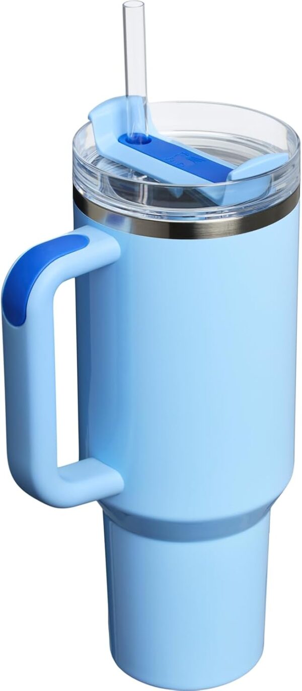 STANLEY Quencher H2.0 Tumbler with Handle and Straw 40 oz | Flowstate 3-Position Lid | Cup Holder Compatible for Travel | Insulated Stainless Steel Cup | BPA-Free | Cornflower Gloss - Image 166