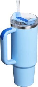 STANLEY Quencher H2.0 Tumbler with Handle and Straw 40 oz | Flowstate 3-Position Lid | Cup Holder Compatible for Travel | Insulated Stainless Steel Cup | BPA-Free | Cornflower Gloss - Image 76