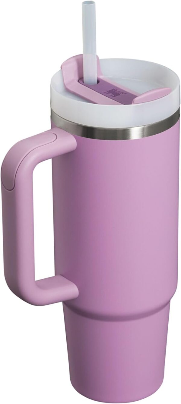 STANLEY Quencher H2.0 Tumbler with Handle and Straw 40 oz | Flowstate 3-Position Lid | Cup Holder Compatible for Travel | Insulated Stainless Steel Cup | BPA-Free | Cornflower Gloss - Image 366