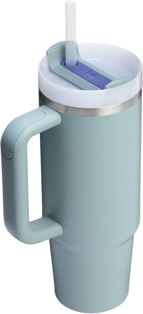 STANLEY Quencher H2.0 Tumbler with Handle and Straw 40 oz | Flowstate 3-Position Lid | Cup Holder Compatible for Travel | Insulated Stainless Steel Cup | BPA-Free | Cornflower Gloss - Image 169