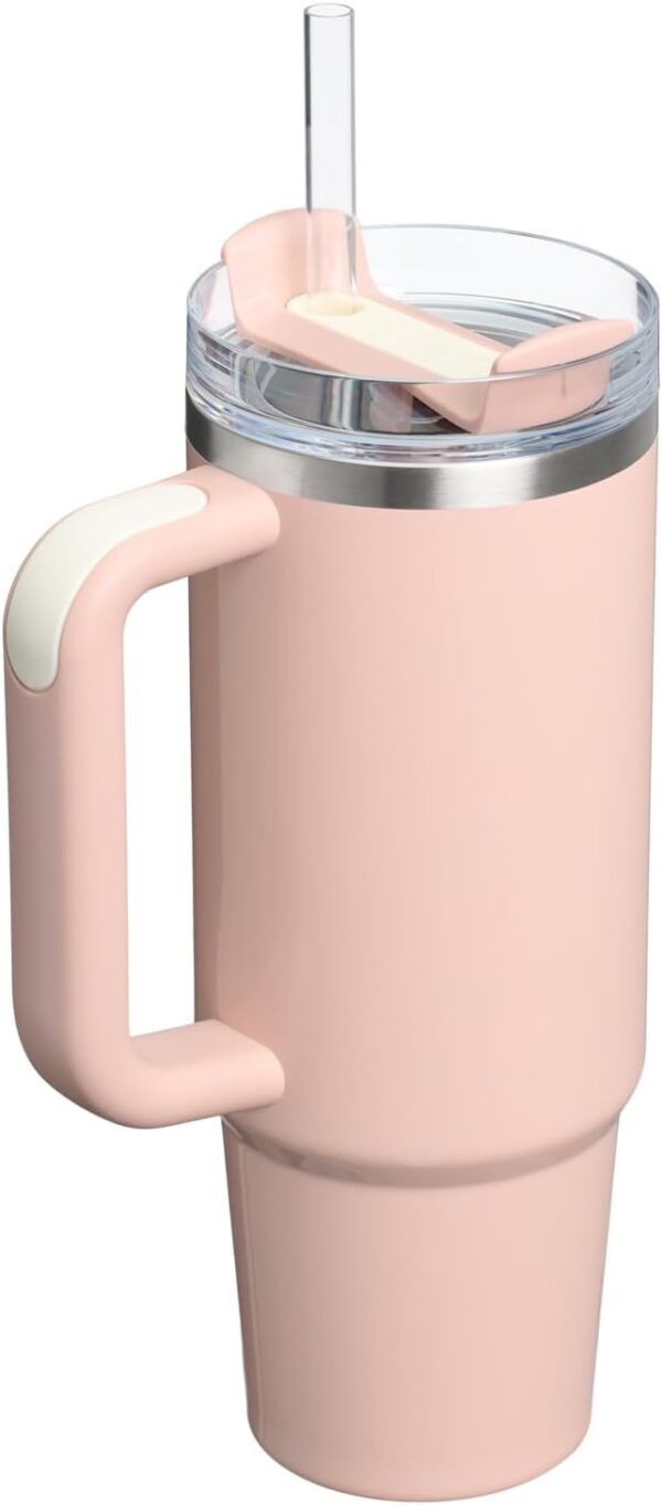 STANLEY Quencher H2.0 Tumbler with Handle and Straw 40 oz | Flowstate 3-Position Lid | Cup Holder Compatible for Travel | Insulated Stainless Steel Cup | BPA-Free | Cornflower Gloss - Image 217
