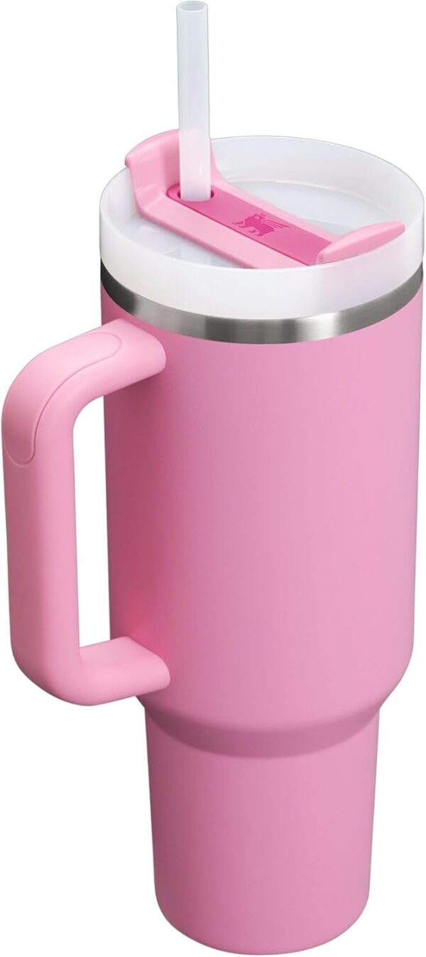 STANLEY Quencher H2.0 Tumbler with Handle and Straw 40 oz | Flowstate 3-Position Lid | Cup Holder Compatible for Travel | Insulated Stainless Steel Cup | BPA-Free | Cornflower Gloss - Image 455