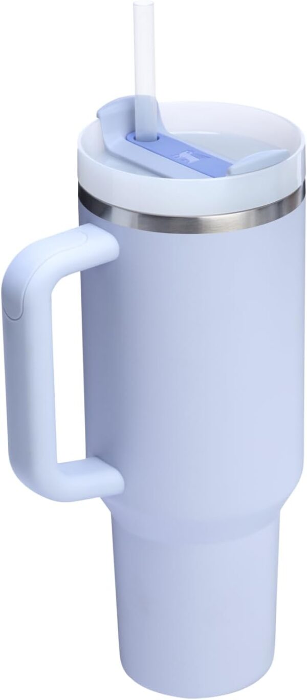 STANLEY Quencher H2.0 Tumbler with Handle and Straw 40 oz | Flowstate 3-Position Lid | Cup Holder Compatible for Travel | Insulated Stainless Steel Cup | BPA-Free | Cornflower Gloss - Image 153