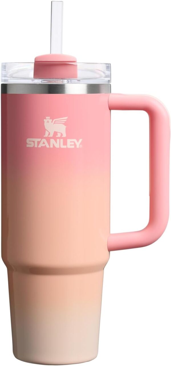 STANLEY Quencher H2.0 Tumbler with Handle and Straw 40 oz | Flowstate 3-Position Lid | Cup Holder Compatible for Travel | Insulated Stainless Steel Cup | BPA-Free | Cornflower Gloss - Image 498