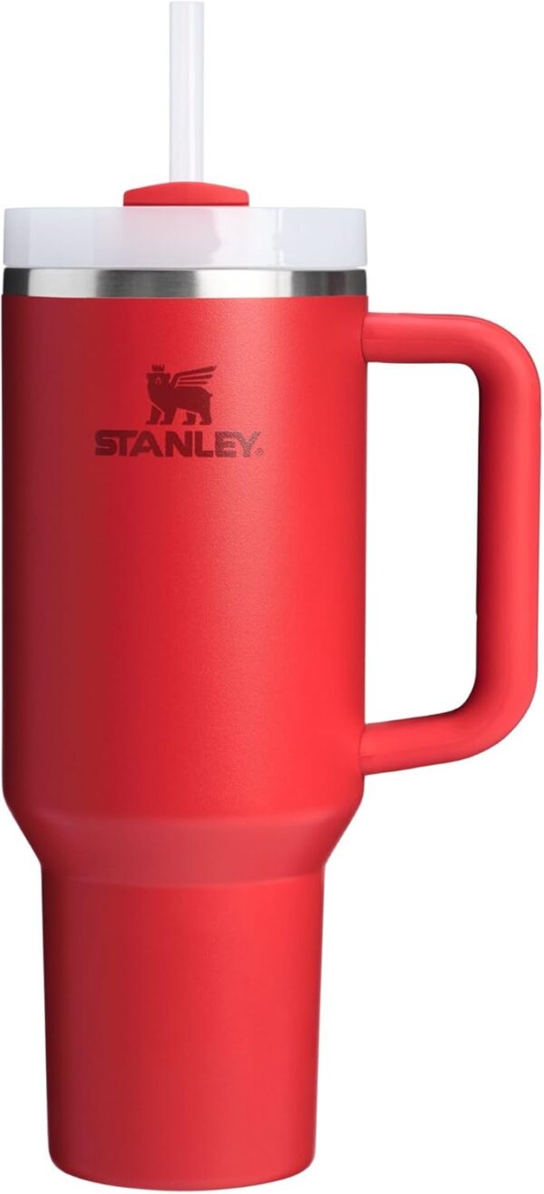 STANLEY Quencher H2.0 Tumbler with Handle and Straw 40 oz | Flowstate 3-Position Lid | Cup Holder Compatible for Travel | Insulated Stainless Steel Cup | BPA-Free | Cornflower Gloss - Image 425