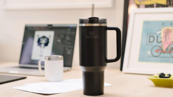 STANLEY Quencher H2.0 Tumbler with Handle and Straw 40 oz | Flowstate 3-Position Lid | Cup Holder Compatible for Travel | Insulated Stainless Steel Cup | BPA-Free | Cornflower Gloss - Image 326