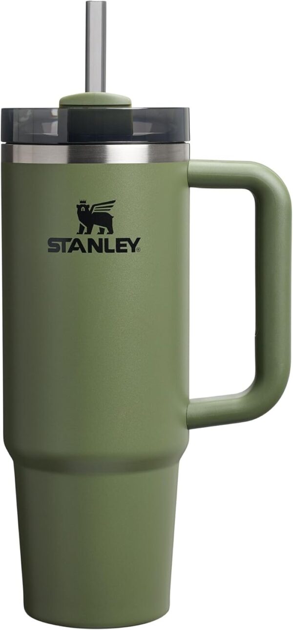 STANLEY Quencher H2.0 Tumbler with Handle and Straw 40 oz | Flowstate 3-Position Lid | Cup Holder Compatible for Travel | Insulated Stainless Steel Cup | BPA-Free | Cornflower Gloss - Image 375