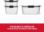 Rubbermaid Brilliance Food Storage Container, Large, 9.6 Cup, Clear 2024351 (Pack of 2) - Image 9