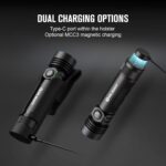 OLIGHT Seeker 4 Pro Rechargeable Flashlights, High Powerful Bright Light 4600 Lumens with USB C, Waterproof IPX8 for Emergencies, Camping, Searching (Cyber Violet Cool White) - Image 4