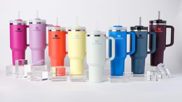 STANLEY Quencher H2.0 Tumbler with Handle and Straw 40 oz | Flowstate 3-Position Lid | Cup Holder Compatible for Travel | Insulated Stainless Steel Cup | BPA-Free | Cornflower Gloss - Image 335