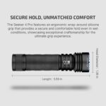 OLIGHT Seeker 4 Pro Rechargeable Flashlights, High Powerful Bright Light 4600 Lumens with USB C, Waterproof IPX8 for Emergencies, Camping, Searching (Cyber Violet Cool White) - Image 5