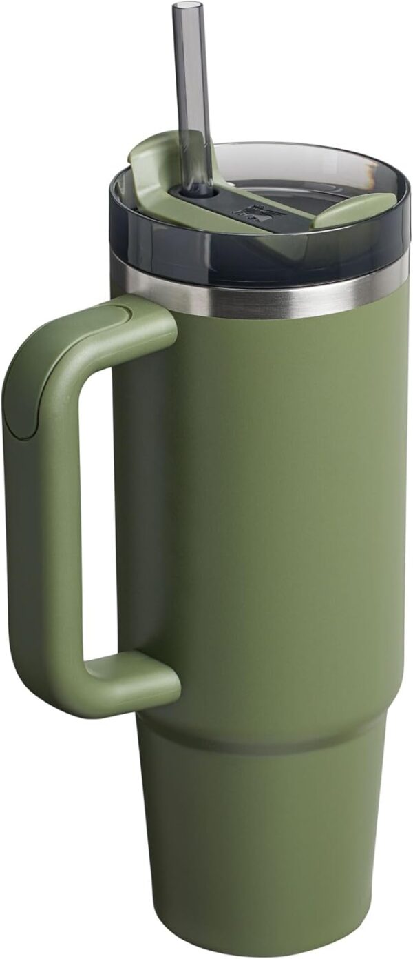 STANLEY Quencher H2.0 Tumbler with Handle and Straw 40 oz | Flowstate 3-Position Lid | Cup Holder Compatible for Travel | Insulated Stainless Steel Cup | BPA-Free | Cornflower Gloss - Image 377