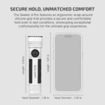 OLIGHT Seeker 4 Pro Rechargeable Flashlights, High Powerful Bright Light 4600 Lumens with USB C, Waterproof IPX8 for Emergencies, Camping, Searching (Cyber Violet Cool White) - Image 14