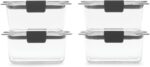 Rubbermaid Brilliance Food Storage Container, Large, 9.6 Cup, Clear 2024351 (Pack of 2) - Image 64