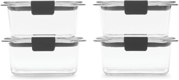 Rubbermaid Brilliance Food Storage Container, Large, 9.6 Cup, Clear 2024351 (Pack of 2) - Image 64