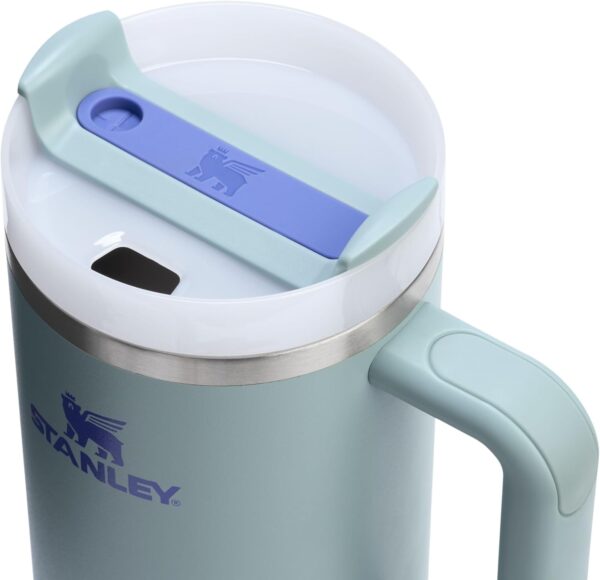 STANLEY Quencher H2.0 Tumbler with Handle and Straw 40 oz | Flowstate 3-Position Lid | Cup Holder Compatible for Travel | Insulated Stainless Steel Cup | BPA-Free | Cornflower Gloss - Image 100