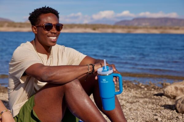 STANLEY Quencher H2.0 Tumbler with Handle and Straw 40 oz | Flowstate 3-Position Lid | Cup Holder Compatible for Travel | Insulated Stainless Steel Cup | BPA-Free | Cornflower Gloss - Image 119